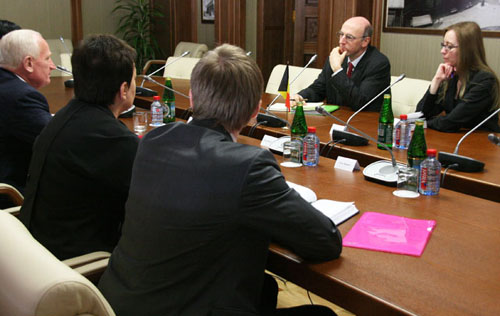 Встреча губернатора Томской области с послом Королевства Бельгия Б. Кромбрюгге