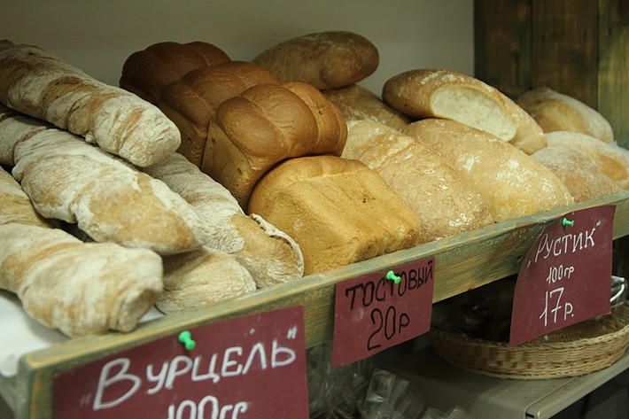 Хлеб в магазине Хлеб. Вино.Сыр в Томске