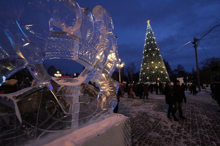 Новый год ❄, Отдых, Томские новости, ледовый городок новый год праздник открытие Через два дня в Томске откроются шесть ледовых городков