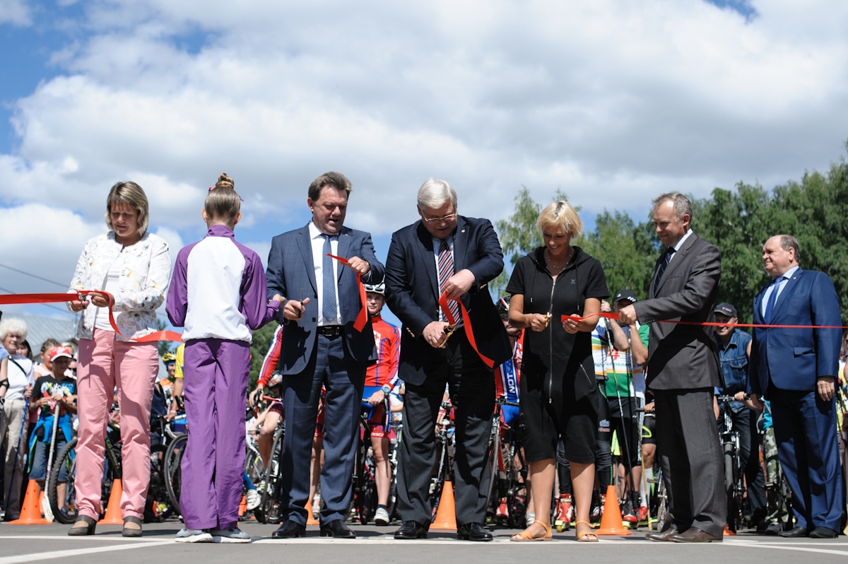 Открытие лыжероллерной трассы в Томске