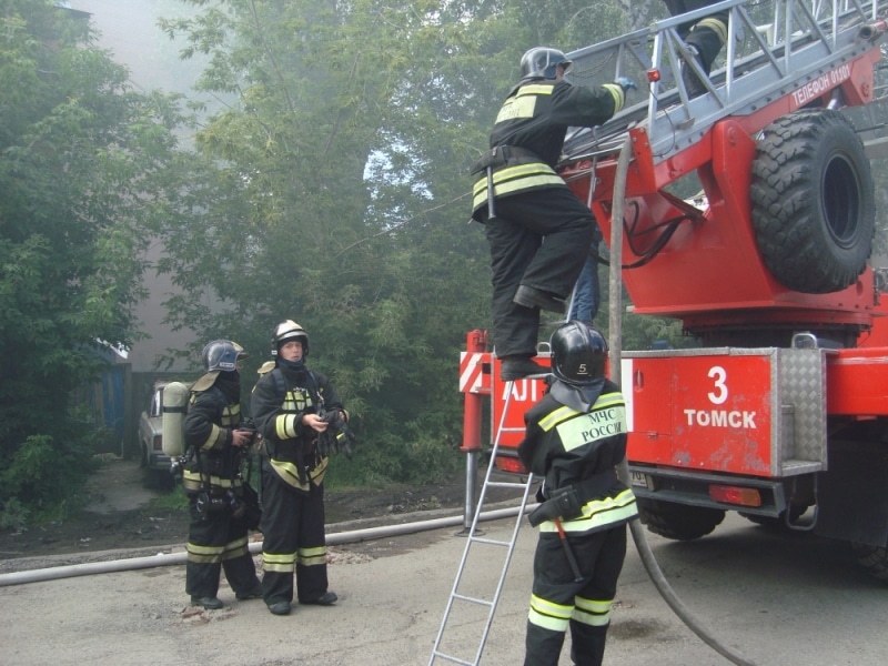Происшествия, Томские новости, первая частная клиника пожар горит пожар в больнице В здании частной клиники Томска произошел пожар