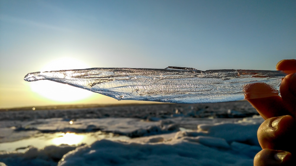 Погода и природа, Посмотри! 10 лучших закатных видов ледохода на Томи Посмотри! 10 лучших закатных видов ледохода на Томи