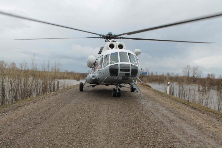 Паводок, Томские новости, Паводок безопасность вертолет областная администрация На борьбу с паводком в Томской области привлекут вертолёт
