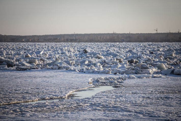 Паводок, Томские новости, ледоход паводок В Томской области начался ледоход