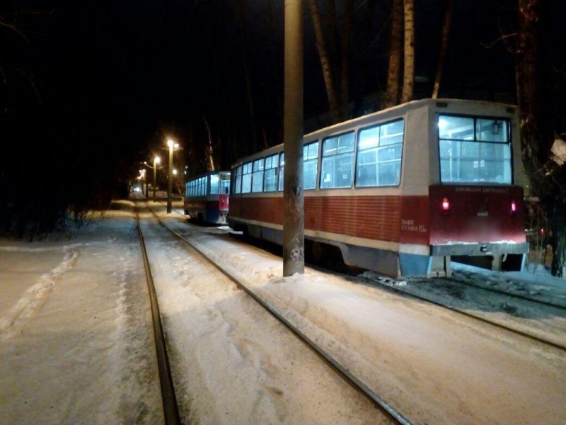 Происшествия, Томские новости, ДТП авария столкнулись трамваи В Томске столкнулись два трамвая, пострадал пожилая женщина