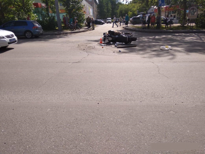 Происшествия, Томские новости, авария дтп врезались мотоциклист сводка происшествий ДТП в Томске В Томске мотоциклист пострадал при столкновении с иномаркой