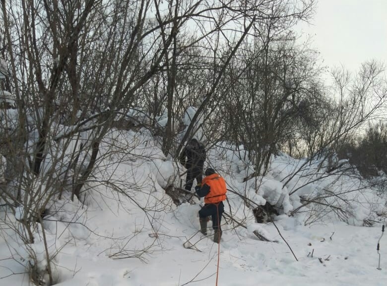 Происшествия, Томские новости, застрял происшествия ТО ПСС сводка спасатели Под Томском рыбак несколько часов провисел на дереве, побоявшись выйти на лёд